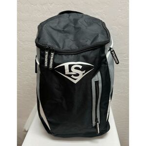 Louisville Baseball Bat Backpack‎ Black Gray Sports Equipment Bag